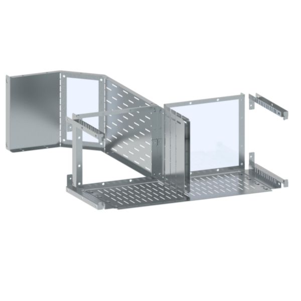 Kit pour unité fonctionnelle forme 4 connexion arrière hauteur 300mm largeur 800mm - XL³HP 6300