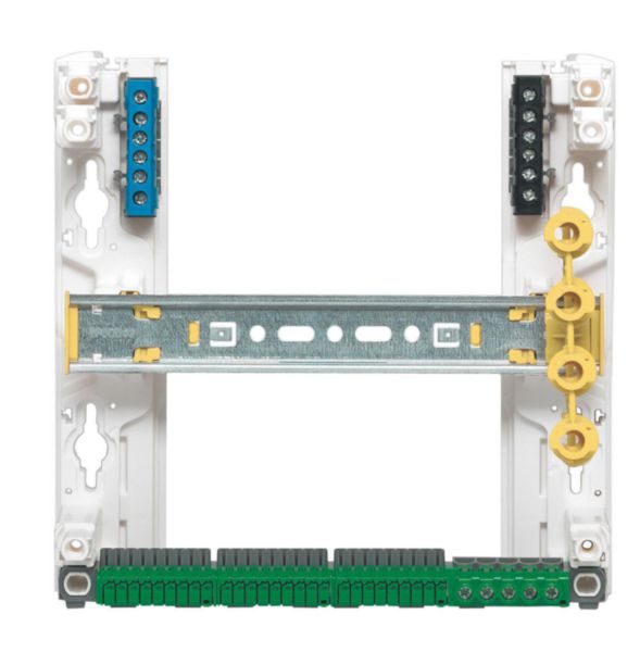 Coffret à équiper - 1 rangée 18 modules - 250x355x103,5mm - avec borniers