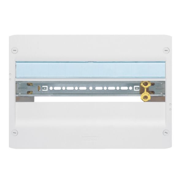 Coffret à équiper - 1 rangée 18 modules - 250x355x103,5mm - avec borniers