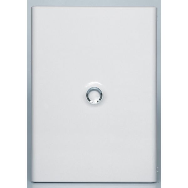 Porte Drivia blanche IP40 IK07 pour coffret réference 401223 - RAL9003