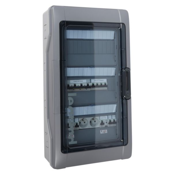 Coffret DTU IP65 IK09 1 départ 80A - arrivée et départ sur bornier - Page 2