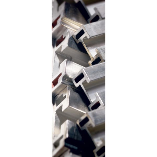 Barre aluminium cuivré étamé en C 400A répartition VX³ hauteur 1600mm