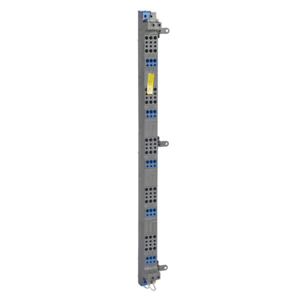 Peigne d'alimentation vertical 63A VX³ à bornes automatiques pour coffrets 6 rangées