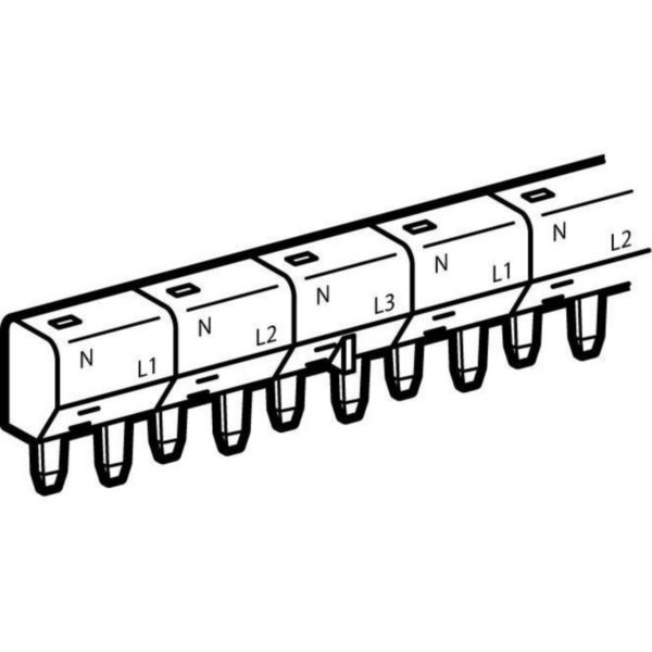 Peigne d'alimentation tétrapolaire pour produit à vis HX³ horizontal optimisé - longueur 24 modules