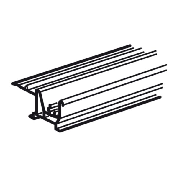 Rehausse de rail pour cohabitation de DPX³160 et DPX³250 et DPX-IS250 montés sur rail ou platine XL³ - pour 20 modules