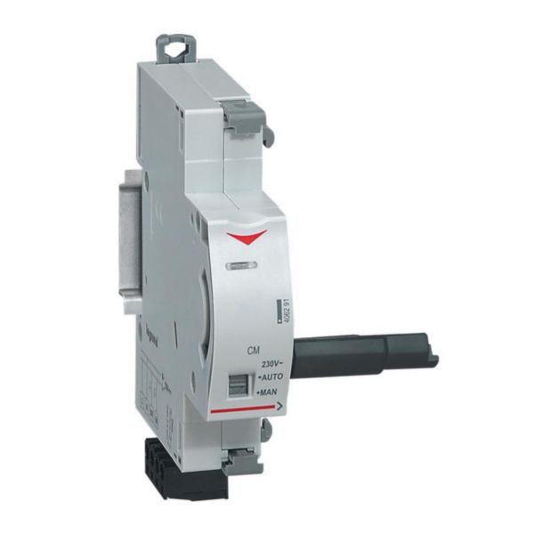 Commande motorisée fonction ON et OFF pour un produit DX³ 1 module par pôle - 24V~ à 48V~ et 24V= à 48V= - 1 module