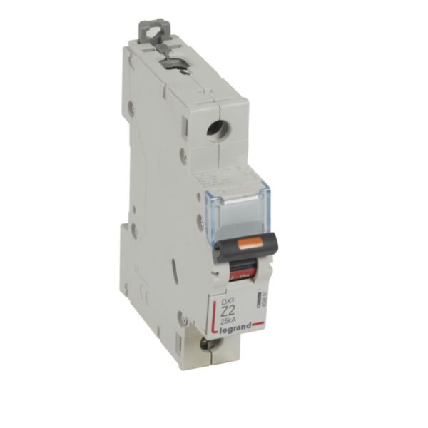 Disjoncteur DX³ 25kA arrivée haute et départ bas à vis 1P 230V~ à 400V~ - 2A - courbe Z - 1 module