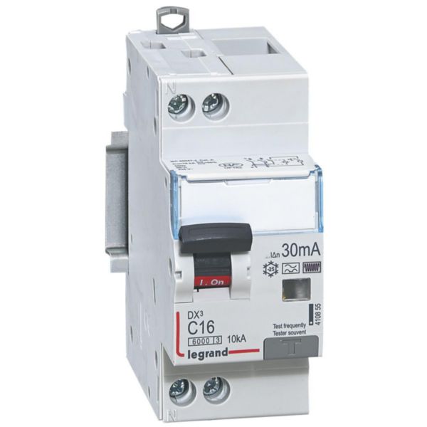Disjoncteur différentiel monobloc DX³6000 10kA arrivée haute et départ bas à vis U+N 230V~ - 16A - typeF 30mA - Page 13
