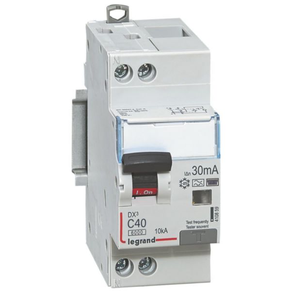 Disjoncteur différentiel monobloc DX³6000 10kA arrivée haute et départ bas à vis U+N 230V~ - 40A - typeF 30mA - Page 13