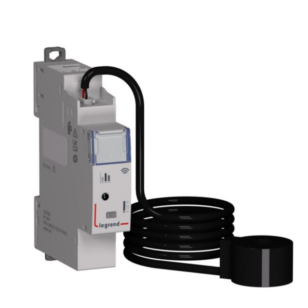 Compteur d'énergie connecté Drivia with Netatmo - livré avec 1 transformateur de courant fermé 80A - 1 module