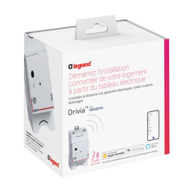 Pack connecté Drivia module Control + contacteur with Netatmo - LEGRAND