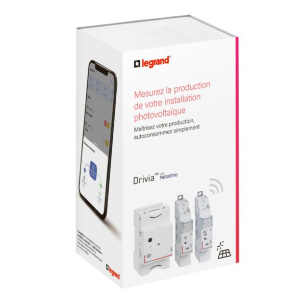 Pack de démarrage Drivia with Netatmo : mesure et analyse d'une installation photovoltaïque résidentielle monophasée