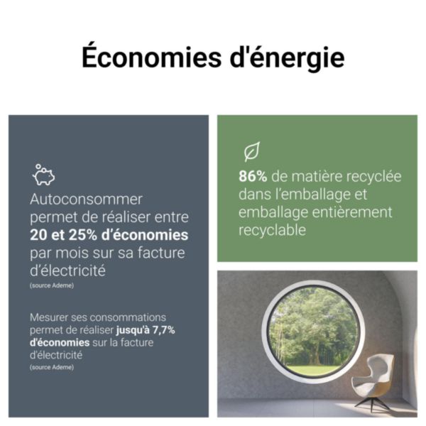 Pack de démarrage Drivia with Netatmo pour installation photovoltaïque avec Module Control, compteur d'énergie, délesteur, contacteur