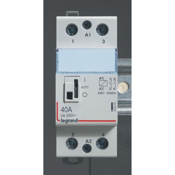 Contacteur de puissance CX³ bobine 230V~ - 2P 250V~ - 63A - contact 2O - 2 modules