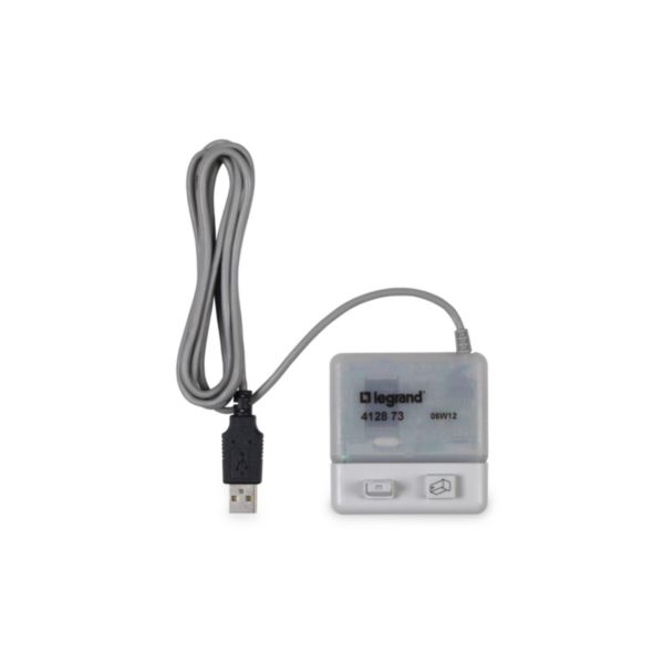 Logiciel de programmation livré avec clé de transfert pour interrupteur horaire programmable modulaire