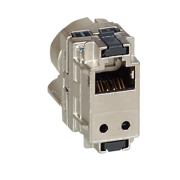 Connecteur RJ45 catégorie6 STP pour coffret Double Play et Basique avec brassage