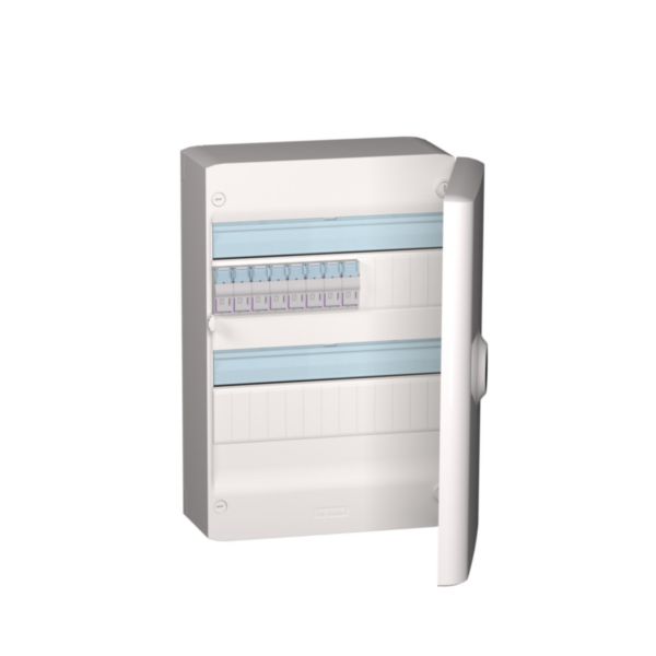 Coffret multimédia Double Play - Prêt-à-poser Essentiel Pro Grade 3TV - 13 modules - pour logements de type T3 à T6 - Drivia