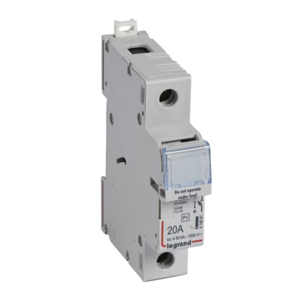 Coupe-circuit 1000V= pour cartouche 10x38mm pour application photovoltaïque - 20A - 1 pôle protégé - 1 module - Page 2