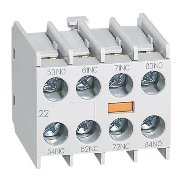Bloc de contacts auxiliaires adaptables pour mini-contacteurs CTX³ - montage frontal - 2 contacts NO et 2NF - Page 24