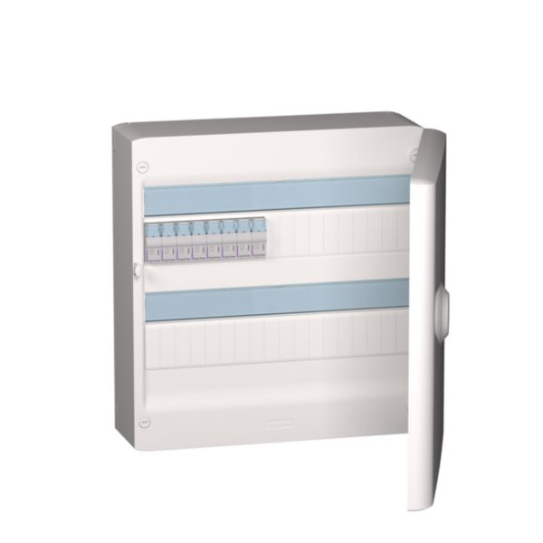 Coffret multimédia Double Play - Prêt-à-poser Essentiel Pro Grade 3TV - 18 modules - pour logements de type T3 à T6 - Drivia