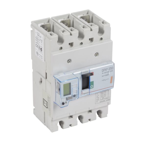 Disjoncteur électronique DPX³250 pouvoir de coupure 25kA 400V~ - 3P - 100A