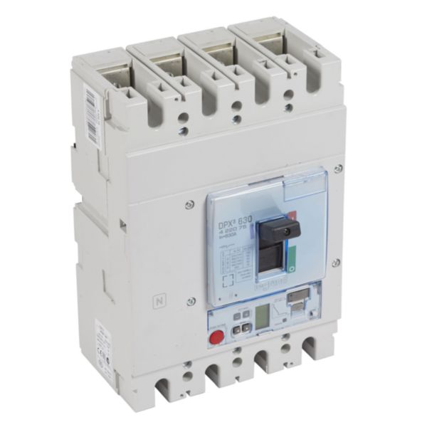 Disjoncteur électronique S2 DPX³630 pouvoir de coupure 50kA 400V~ - 4P - 630A