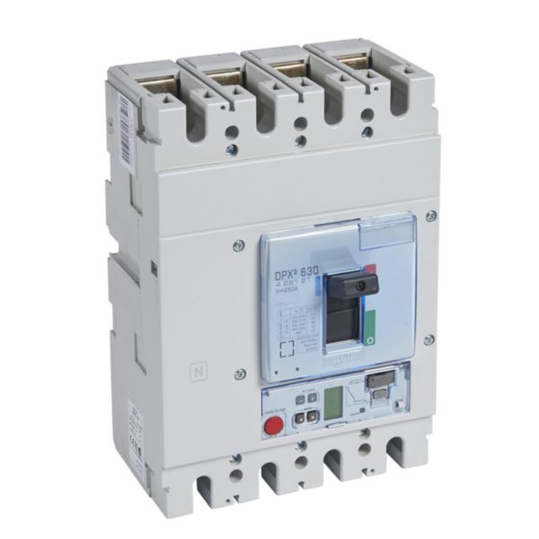 Disjoncteur électronique S2 avec unité de mesure DPX³630 pouvoir de coupure 70kA 400V~ - 4P - 250A