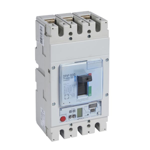 Disjoncteur électronique Sg avec unité de mesure DPX³630 pouvoir de coupure 70kA 400V~ - 3P - 630A