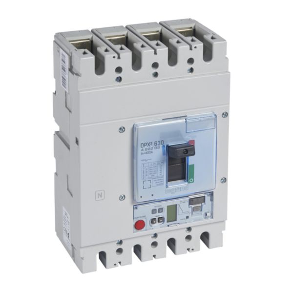 Disjoncteur électronique Sg avec unité de mesure DPX³630 pouvoir de coupure 70kA 400V~ - 4P - 400A