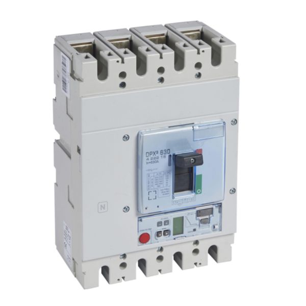 Disjoncteur électronique Sg avec unité de mesure DPX³630 pouvoir de coupure 100kA 400V~ - 4P - 630A