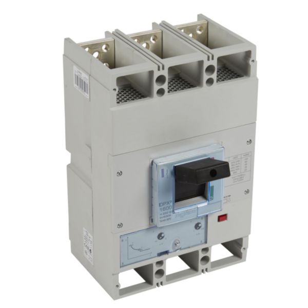 Disjoncteur magnétothermique DPX³1600 pouvoir de coupure 50kA 400V~ - 3P - 630A
