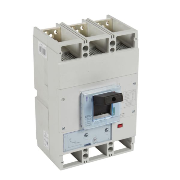 Disjoncteur magnétothermique DPX³1600 pouvoir de coupure 50kA 400V~ - 3P - 800A