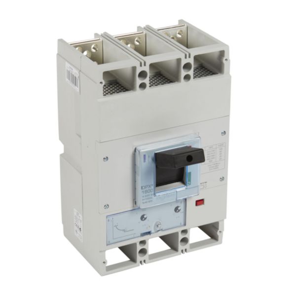 Disjoncteur magnétothermique DPX³1600 pouvoir de coupure 50kA 400V~ - 3P - 1250A