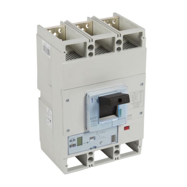 Disjoncteur électronique S2 DPX³1600 pouvoir de coupure 50kA 400V~ - 3P - 800A
