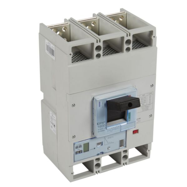 Disjoncteur électronique S2 DPX³1600 pouvoir de coupure 50kA 400V~ - 3P - 1250A