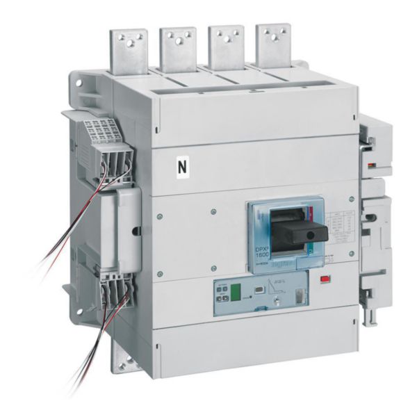 Disjoncteur électronique Sg avec unité de mesure DPX³1600 pouvoir de coupure 70kA 400V~ - 4P - 800A
