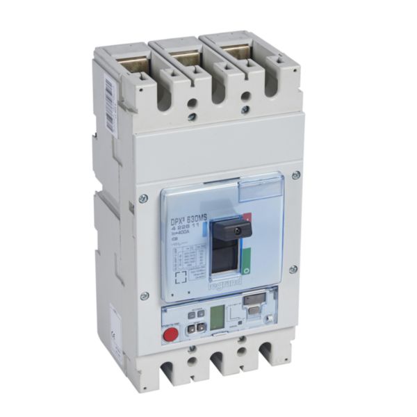 Disjoncteur magnétique réglable seul DPX³630 électronique pouvoir de coupure 70kA 400V~ - 3P - 400A