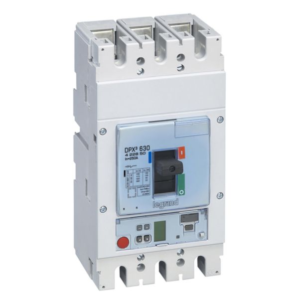 DPX³630 disjoncteur de puissance avec délencheur électronique S10 pouvoir de coupure 100kA 400V~ - 3P - 250A