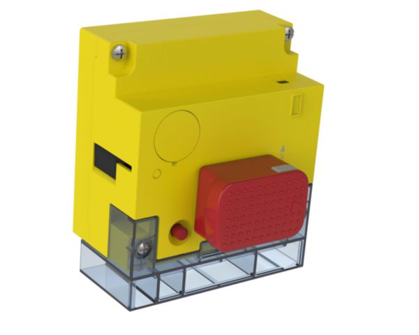 Commande rotative directe d'urgence pour disjoncteur magnétique seul DPX³250 HP - rouge/jaune