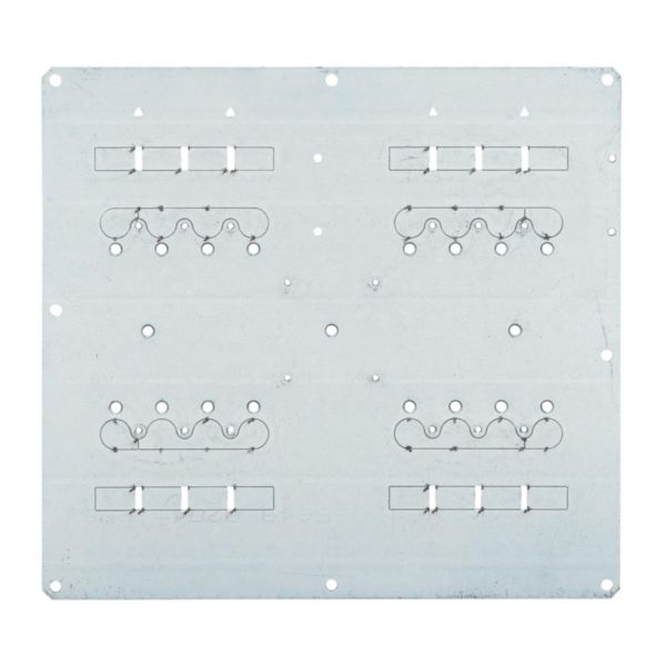 Plaque de montage et d'interverrouilage pour 2 DPX³125 HP