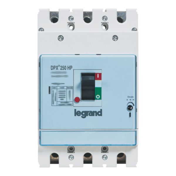 Disjoncteur DPX³250HP magnétique seul pour la protection de moteurs 3P 6,3A pouvoir de coupure 36kA