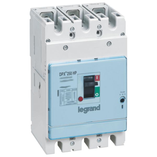 Disjoncteur DPX³250HP magnétique seul pour la protection de moteurs 3P 6,3A pouvoir de coupure 36kA