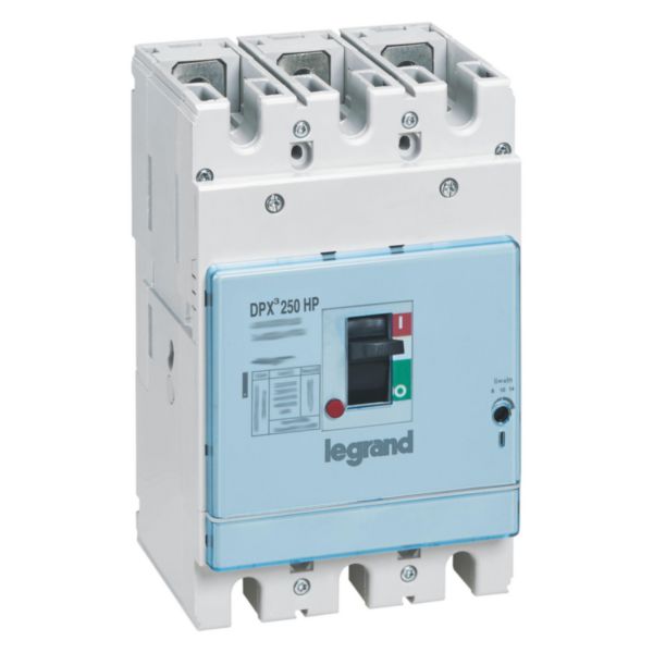 Disjoncteur DPX³250HP magnétique seul pour la protection de moteurs 3P 12,5A pouvoir de coupure 36kA
