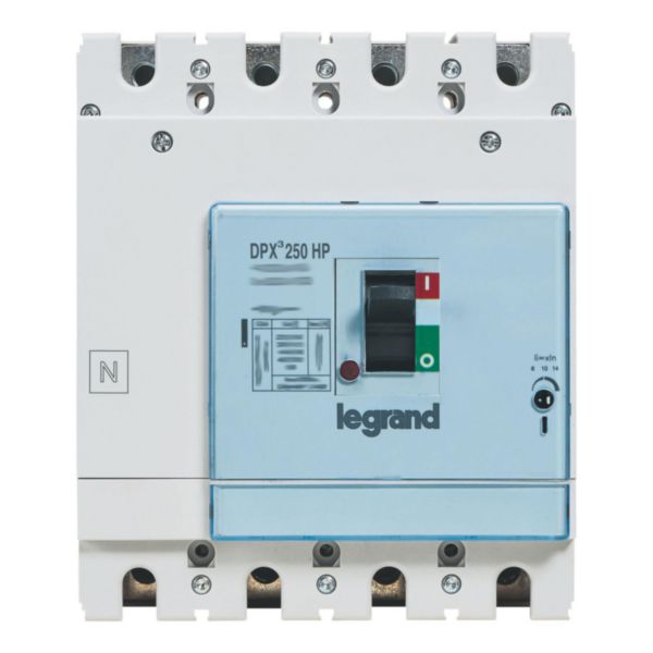 Disjoncteur DPX³250HP magnétique seul pour la protection de moteurs 4P 50A pouvoir de coupure 36kA