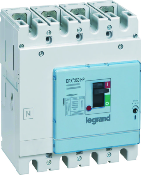 Disjoncteur DPX³250HP magnétique seul pour la protection de moteurs 4P 160A pouvoir de coupure 50kA