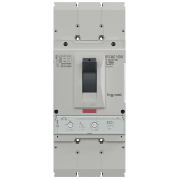 DPX³ 400 1000V disjoncteur 3P 320A 30kA