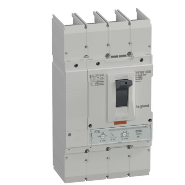 DPX³ 400 1000V disjoncteur 4P 320A 30kA