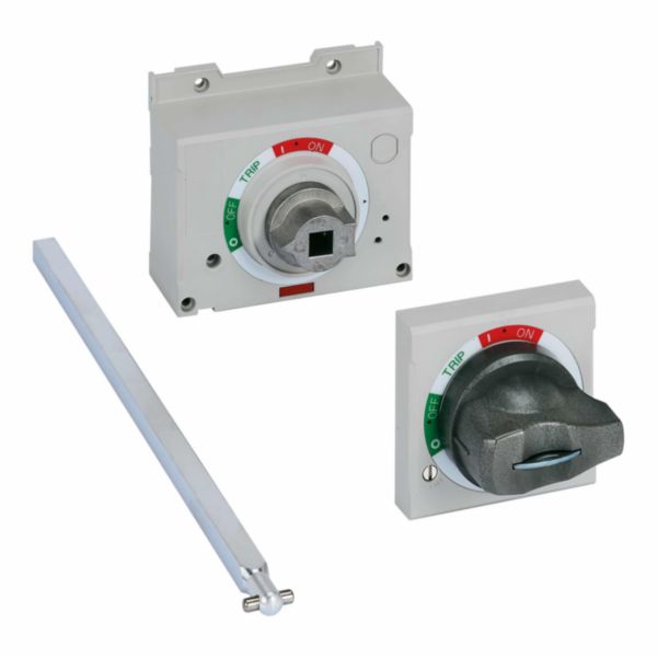 Poignée rotative directe pour disjoncteur DPX³ 250 - 1000V à profondeur variable 