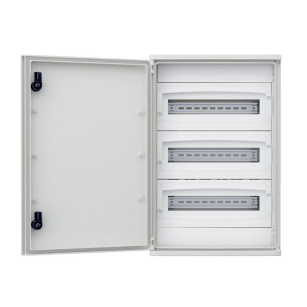 Chassis modulaire en kit pour tous coffrets Atlantic et Marina 500x500mm - 3 rangées 21 modules - plastique
