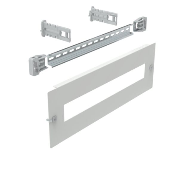 Plastron modulaire pour montants métal chassis à composer Atlantic et Marina largeur 500mm - hauteur 150mm métal